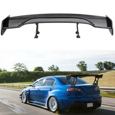 57" Carbon Fiber GT Racing Rear Trunk Spoiler Wing For Mitsubishi Lancer EVO X 