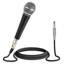 Pyle Handheld Microphone PDMIC58 - Dynamic Moving Coil Cardioid Unidirectional