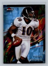 2024 Finest Troy Smith Sky Blue Refractor #/325 #7