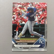 JAC CAGLIANONE 2025 MLB Topps NOW® # 262 1st MLB HIT Royals CALL-UP