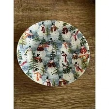 Handmade Snowman Decorative Plate | Christmas...