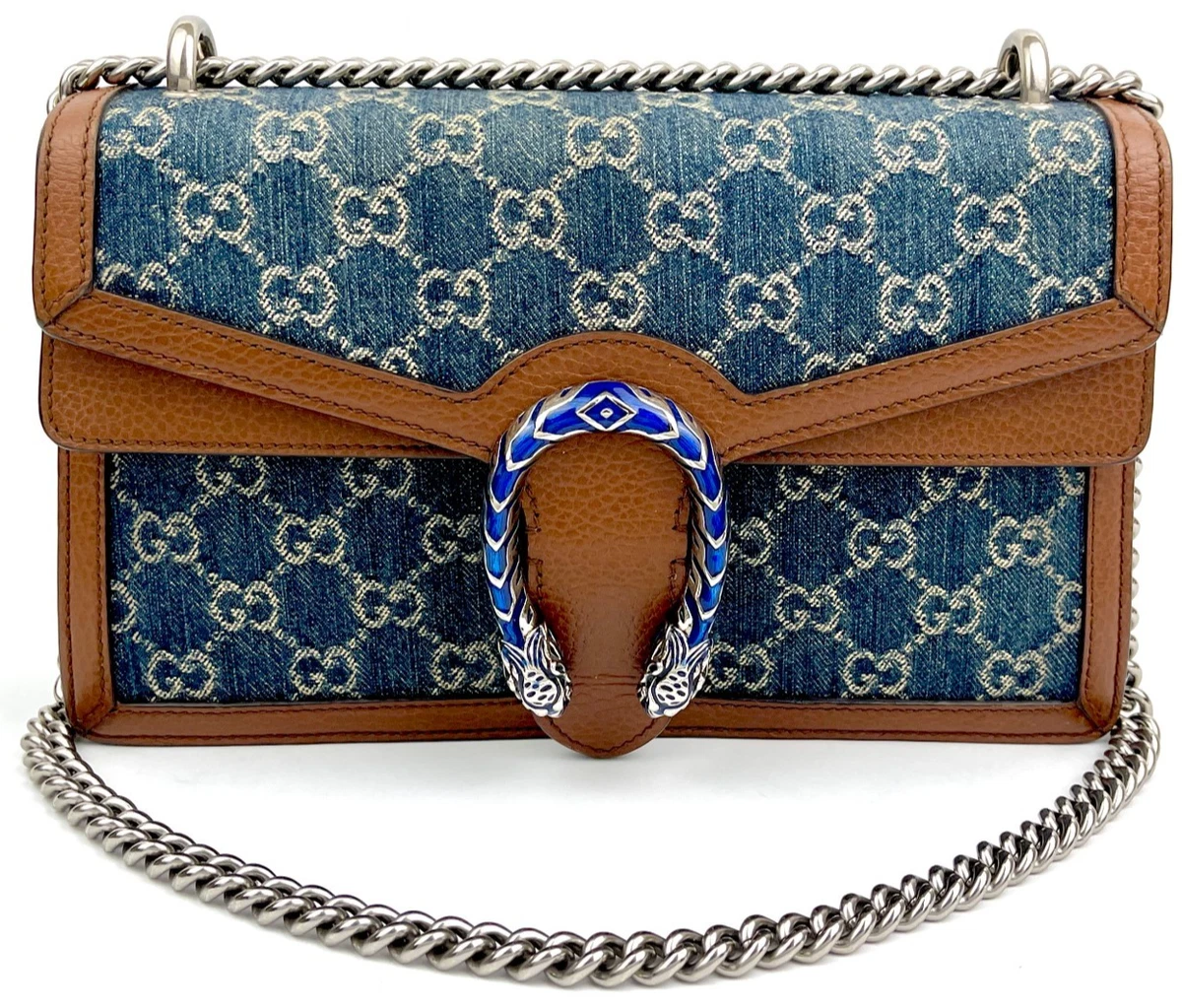 25+ Gucci Denim Exterior Small Bags & Handbags for Women for sale