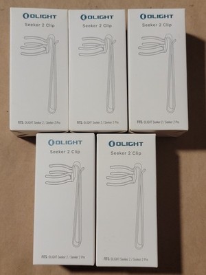 Olight Seeker 4 Pro, Seeker 4, Seeker 3 Pro, Seeker 3, Seeker 2 Clip Bundle New
