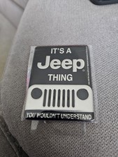 Jeep Grille Its A Jeep Thing Embossed Metal Magnet