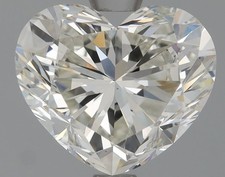 Natural Mined Diamond 1.89 CT Certified AGI Heart Cut Loose H color VS1 clarity
