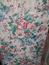 2 X Country House Chintz lined Curtains- "Clarendon" J.G.Hook For Kenmill. U.S.