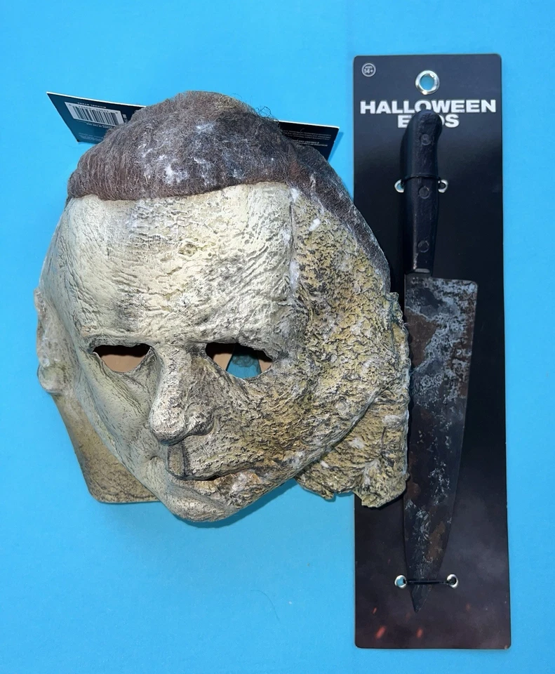 Michael Myers Mask & Replica Knife Set Halloween Ends Trick or Treat Studios - Image 2 of 4
