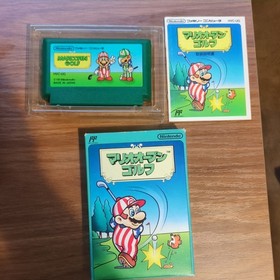 Mario Open Golf 1991 Nintendo Famicom CIB W/ Box + Manual Japan Import US Seller