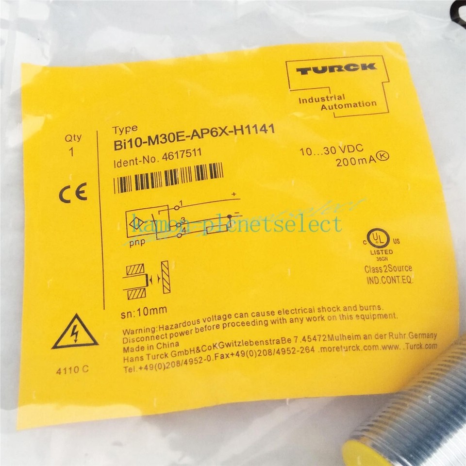 Turck BI10 M30E AP6X H1141 Prossimità Sensore