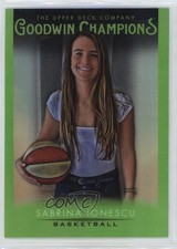 2021 Upper Deck Goodwin Champions Platinum Neon Green Sabrina Ionescu #42 0jk3