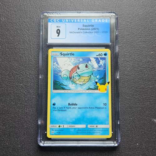 Squirtle graded CGC 9 for sale on eBay