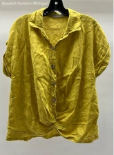 Women's FIELD MANOR Yellow Shirt - Size One Size