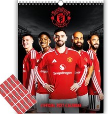 Manchester United FC A3 Calendar 2027, Wall Calendars, Month To View, Gift