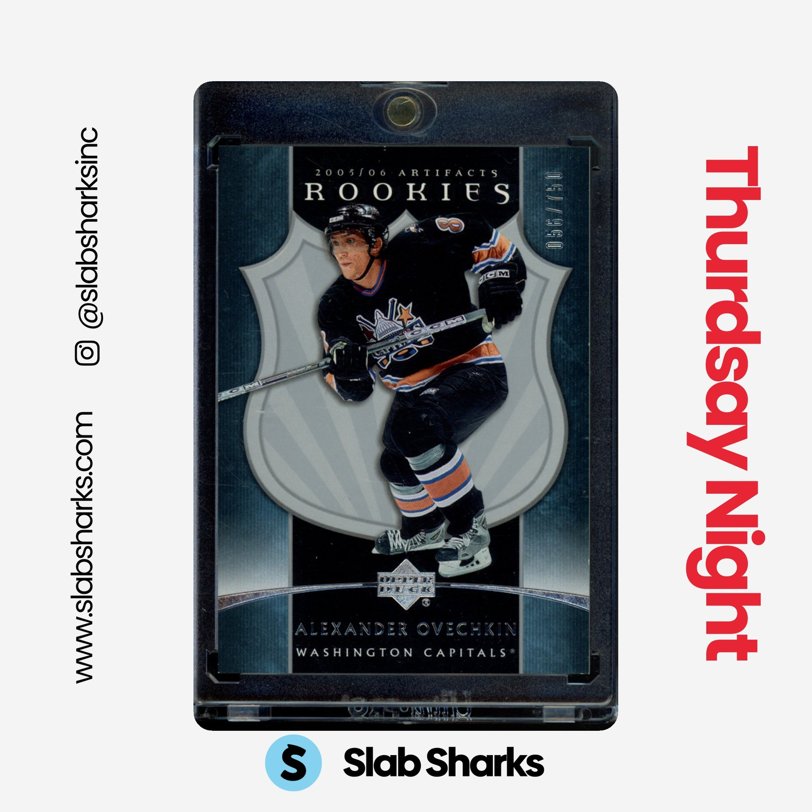 2005 UPPER DECK ARTIFACTS #230 ALEXANDER OVECHKIN RC ROOKIE /750