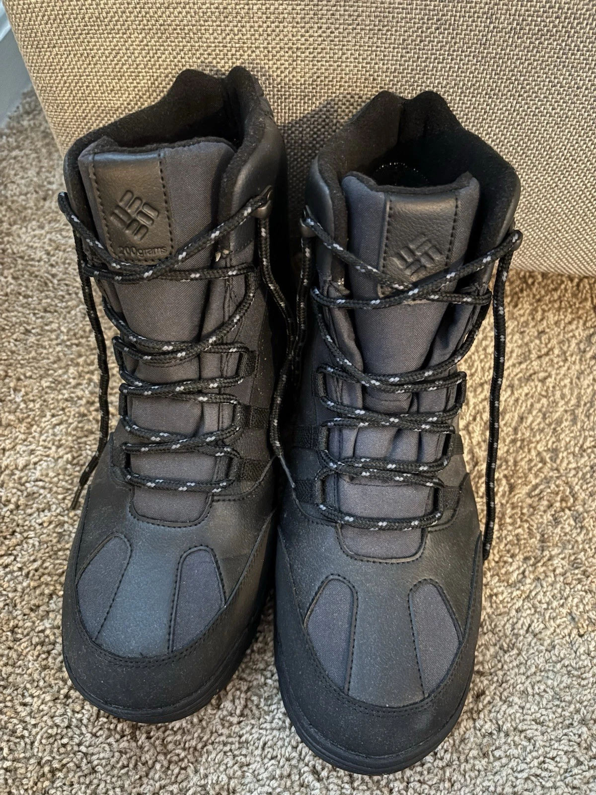 Columbia Men's Snowtrekker Snow Boot, Black/Graphite, Size 13 Great Condition