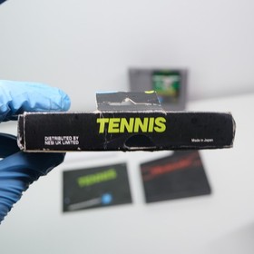 Nintendo NES Tennis Game PAL Hangtab CIB Complete