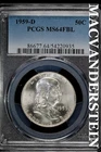1959-D Franklin Half Dollar — photo from another recent sale