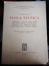 Foà ELEMENTI DI FISICA TECNICA 5° ed. aggiornata Patron