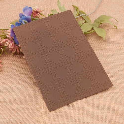 Grid Net Frame Plastic Embossing Folders Dies Stencil Template Art Flower Grain - Picture 36 of 67