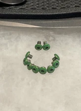 Green Stainless Screws For Benchmade 535 Bugout 533 Bailout 537 Knife Scale/Clip
