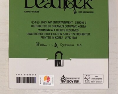 Xdinary Heroes [Deadlock] GUN-IL Autographed Signed Digipak Album