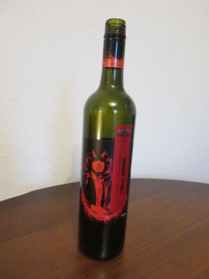 ACDC Wein Flasche Highway to Hell AC/DC wine bottle empty