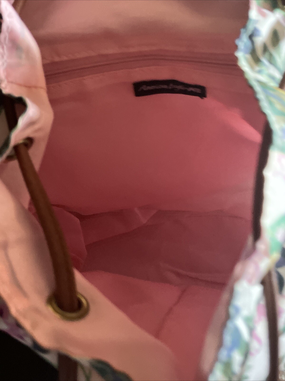 American Eagle Floral Backpack - image 5