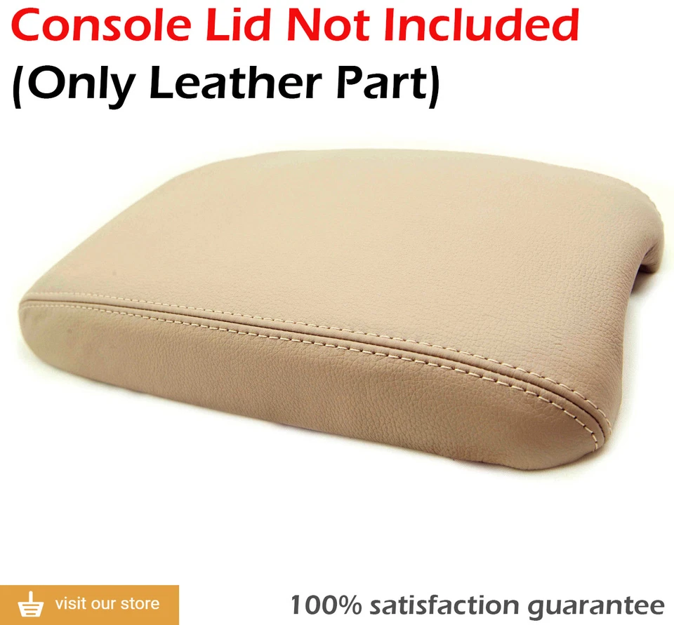 Center Console Armrest Leather Synthetic Cover for Lexus LX470 03-09 Beige - Image 2 of 4