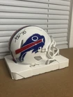 Khalil Shakir - Signed Buffalo Bills Speed Mini Helmet