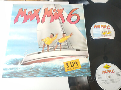 MAX MIX 6 Megamix LP-305 1988 Music Italo Dance - 3 X Vinyl 12'' VG/VG Am