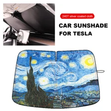 CUSTOM-MADE Sun Shade Windshield Front Window Cover Visor For Tesla Model Y / 3