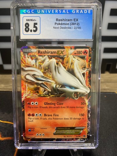 Reshiram-EX graded CGC 8.5 for sale on eBay
