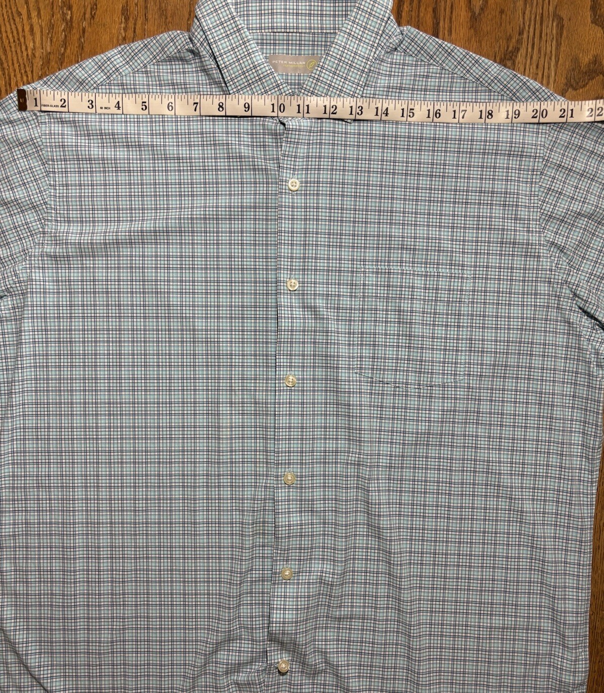 Peter Millar Featherweight Plaid Button Down Shor… - image 7
