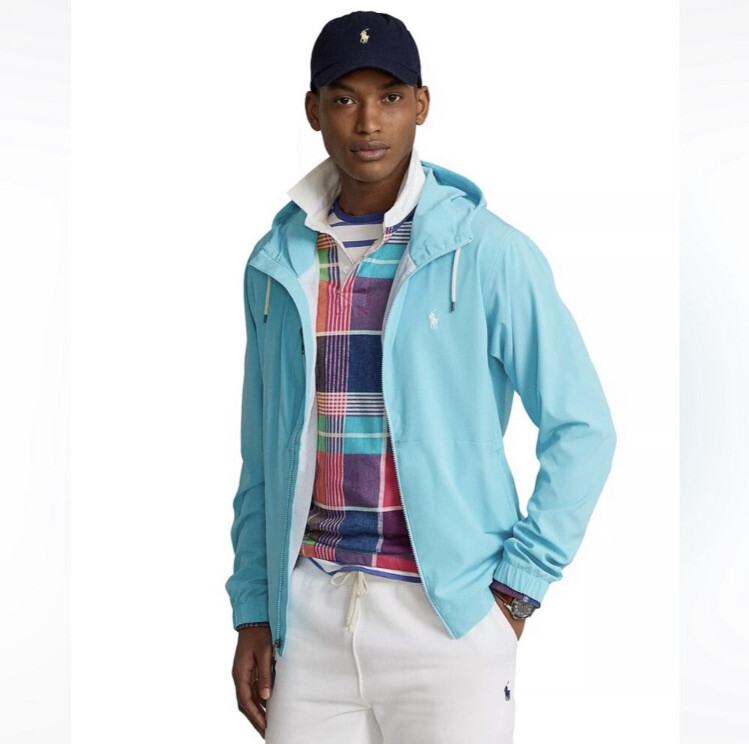 Polo Ralph Lauren Men's Packable Hooded Jacket Blue $125 New | eBay
