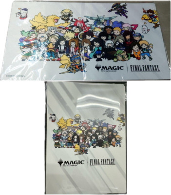MTG Final Fantasy Playmat & binder Chibi Chara Japan Event