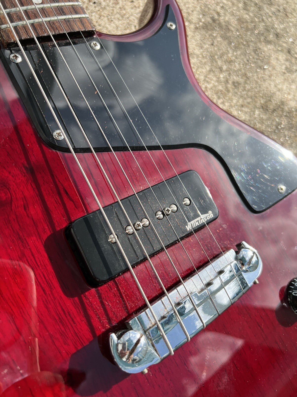 国産ビンテージ グレコSG Jr P90