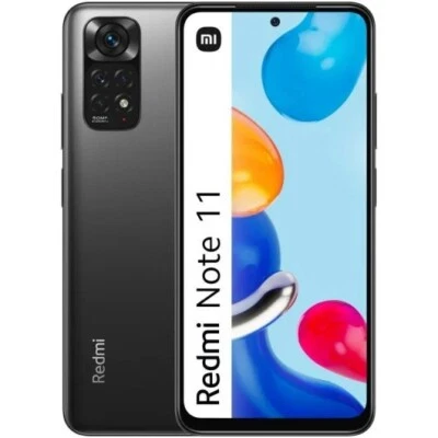 Xiaomi Redmi Note 11 4/128GB gris NFC-Smartphone 4G 5000mAh Amoled Quad Cámara - Imagen 1 de 4