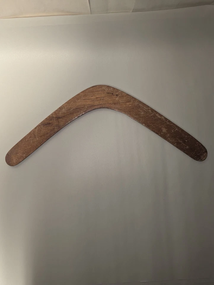 Vintage Wooden Painted 17 1/2” Boomerang Duncan McClellan Australia GC FREE SHIP - Image 4 of 4
