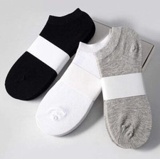 Women's Low Cut Socks,6-Pair Ankle No Show Athletic Short, Black, Size Large