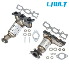 LABLT 2PCS LH+RH Catalytic Converter For 2013-2019 Ford Taurus / Explorer 3.5L