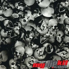 Hydrographics Dip Hydrographic Film Water Transfer Printing Skulls 937