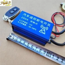 Car Battery Isolator Disconnect Kill Cut Off Master Switch Control Single Remote