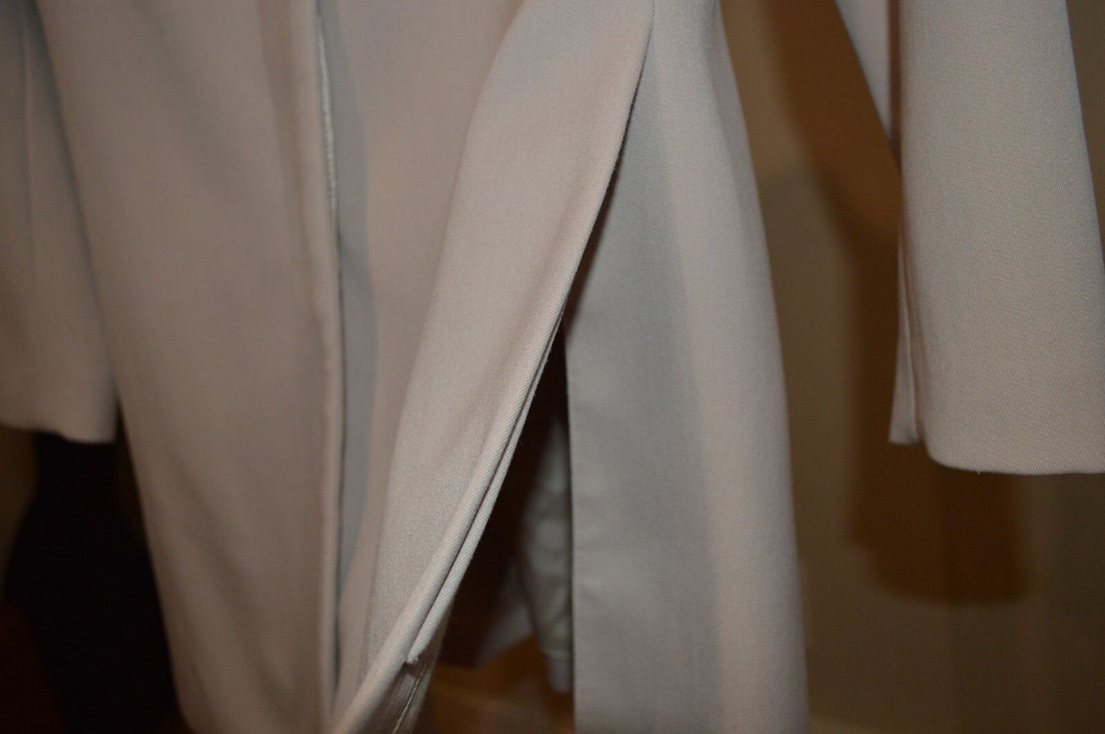 Reiss Coat Women US6/UK10  Ivory Blazer Wool Blend Tailored Long Sleeve image 4