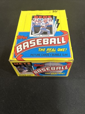 Cal Ripken Jr Cards 1986 Topps Baseball Wax Box - 36 Sealed Packs With ...