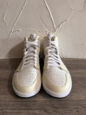 Nike Air Jordan 1 Mid Coconut Milk Women's Size 10.5 BQ6472