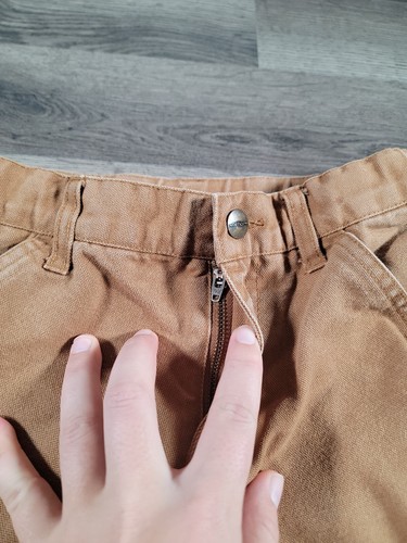 Carhartt Boys Pants Original Fit Canvas Cargo Carpenter Utility Cotton Size 10 - Picture 9 of 17