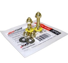 SetFast 5/16 in. x 2-1/4 in. No Cut Brass Water Closet Toilet Bolt Kit 4 Pairs 