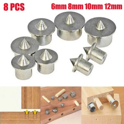 Dowel Centre Point Marker Hole 12mm 8x Points Pin Wood Set/kit tool 8 pcs 8mm