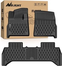 Nilight Floor Mats for Rivian R1T 2025 All Weather Custom Fit Floor Liners