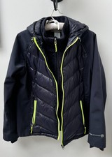 Free Country Down Insulated Jacket Navy Blue Size Large